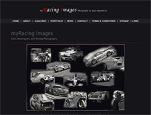 Tablet Screenshot of myracingimages.com